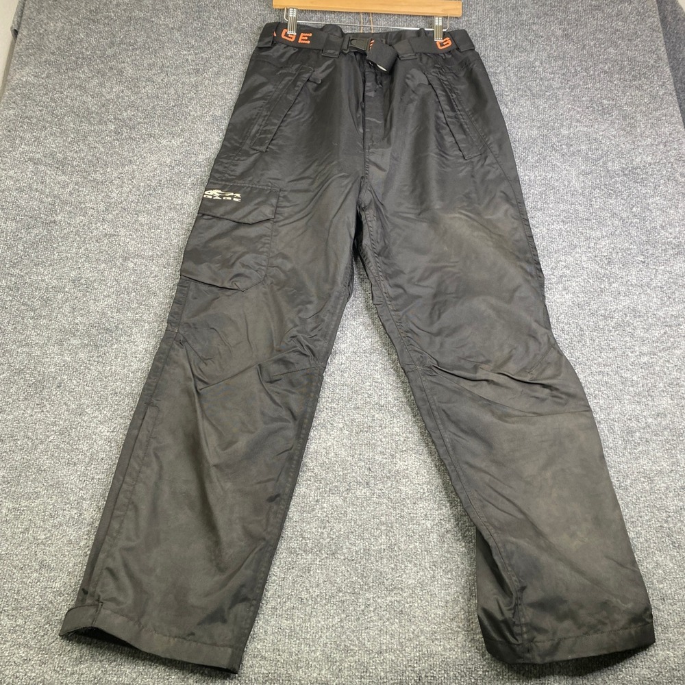 Grundens Gage Technical Gear Mens Black Outdoor Cargo Pants Small Belted